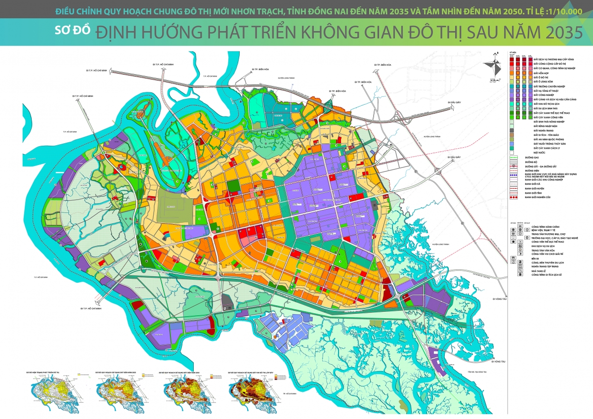 Quy hoạch Nhơn Trạch đến năm 2035, tầm nhìn đến năm 2050