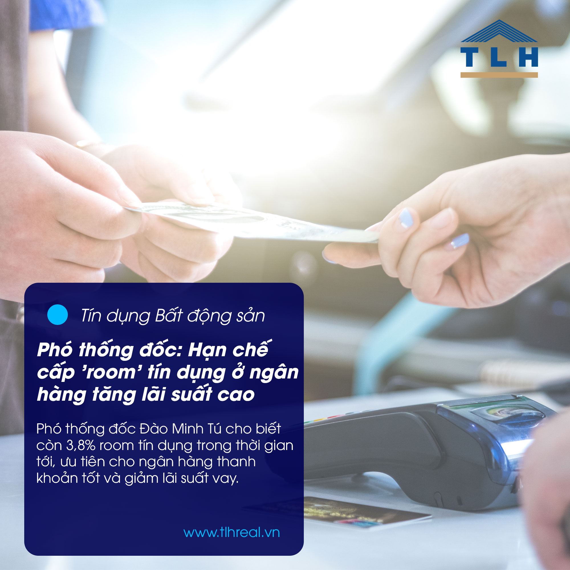 Phó thống đốc: Hạn chế cấp 'room' tín dụng ở ngân hàng tăng lãi suất cao